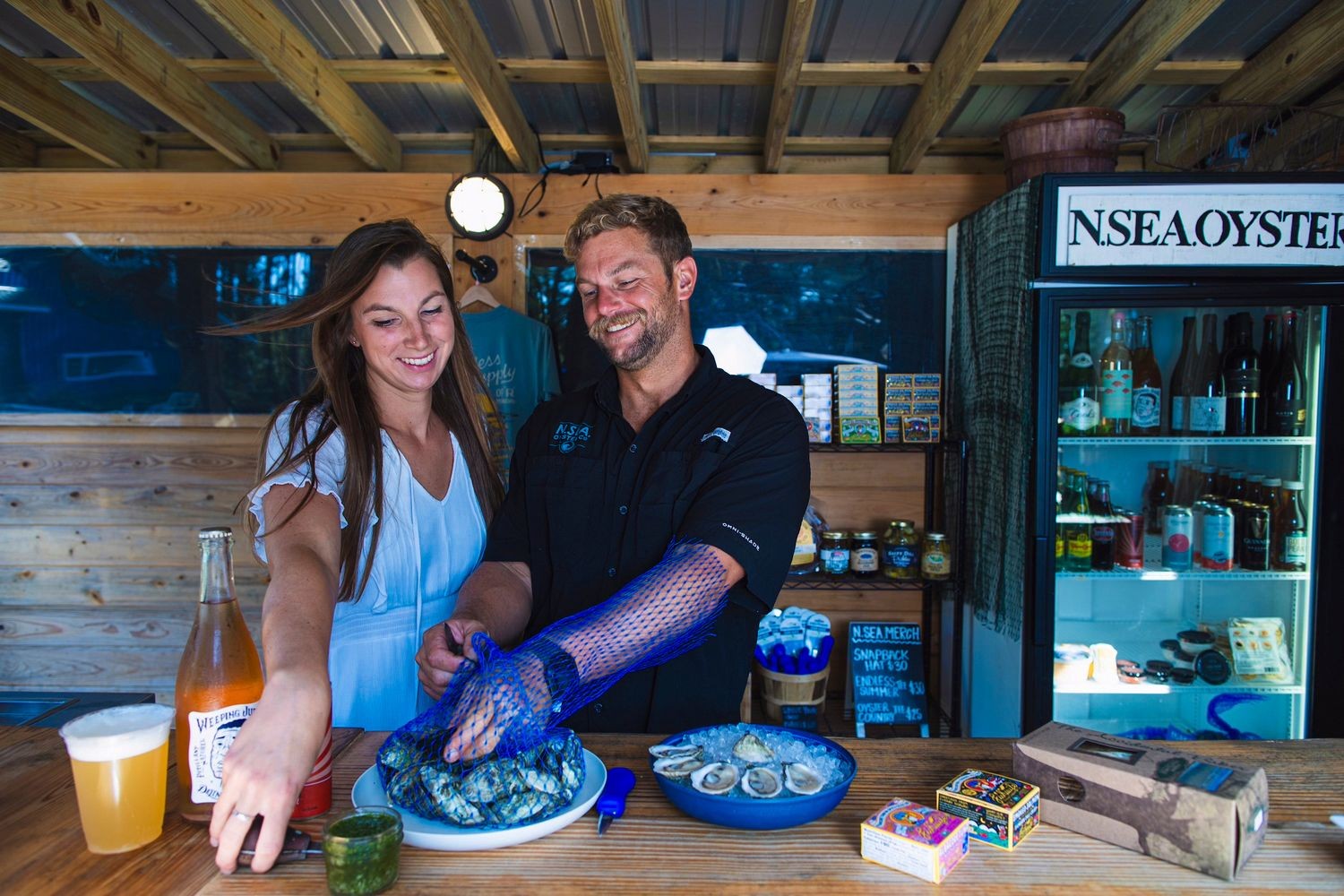 Alyssa '16 and Conor '16 MacNair craft a sustainable oyster for their business, N. SEA. Oyster Co.