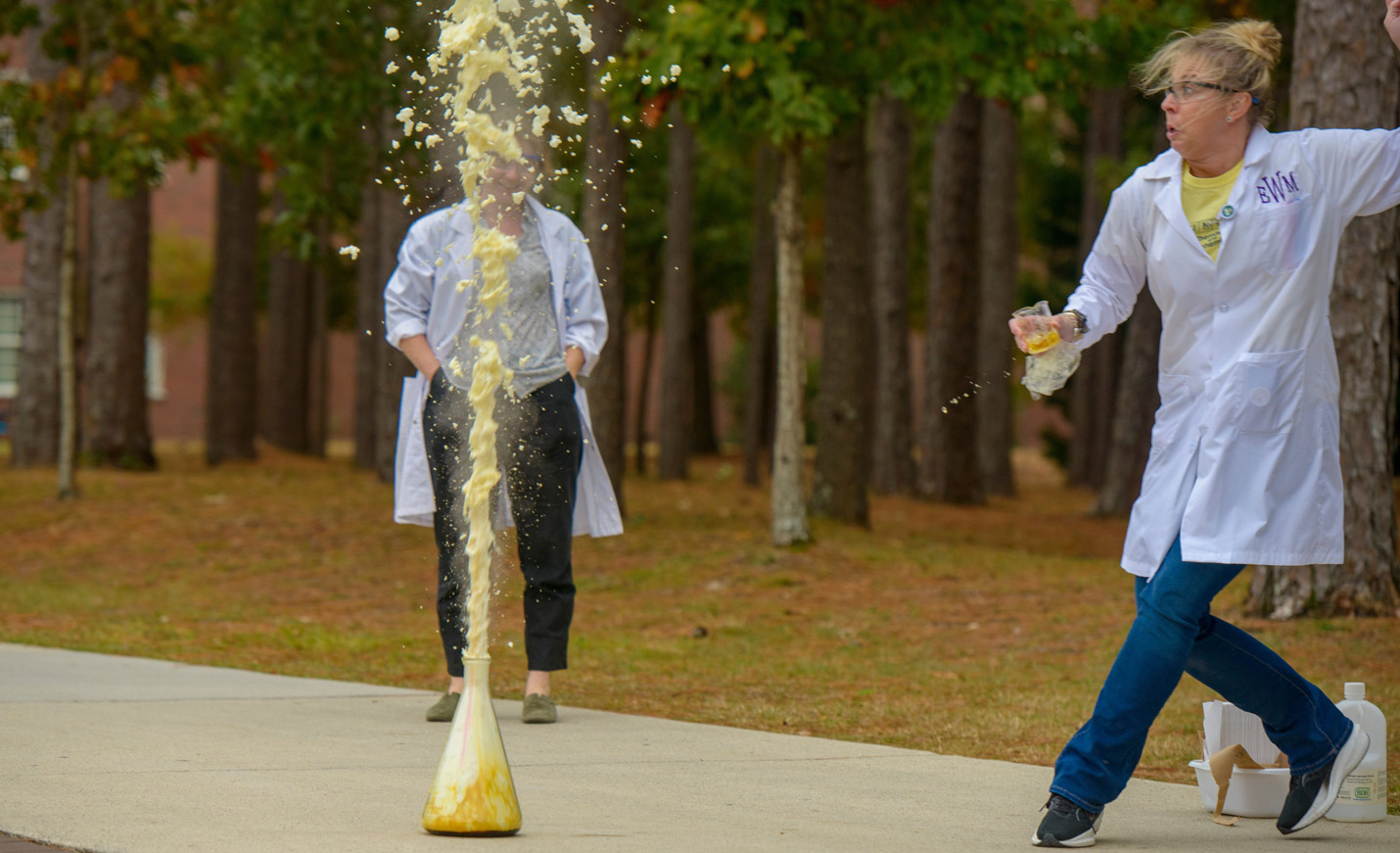 Science Experiment Outdoors