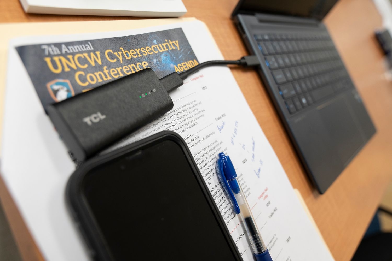 Photo from the 2025 UNCW Cybersecurity Conference.