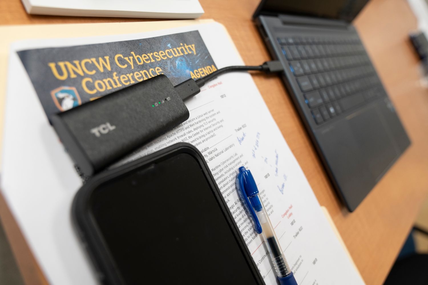Photo from the 2025 UNCW Cybersecurity Conference.