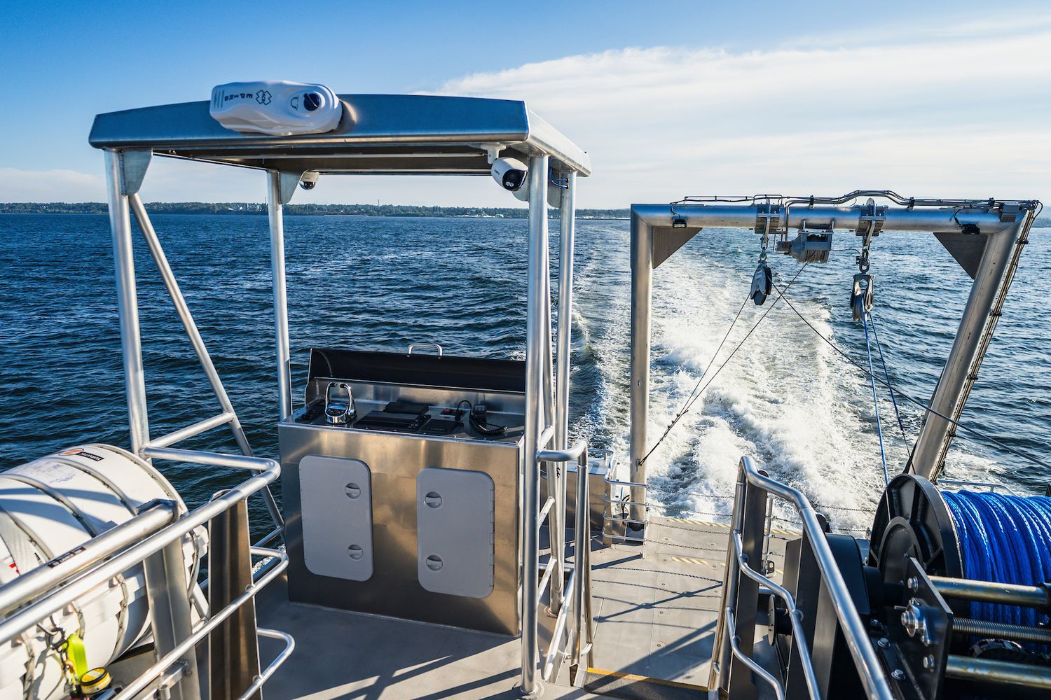 Research Vessel Osprey deck