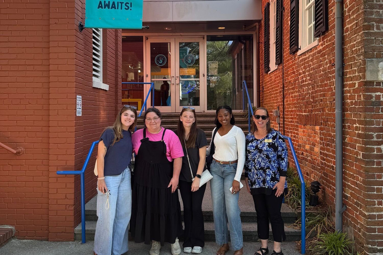 Early childhood seniors joined Randall Wells for a visit to the Wilmington Children’s Museum