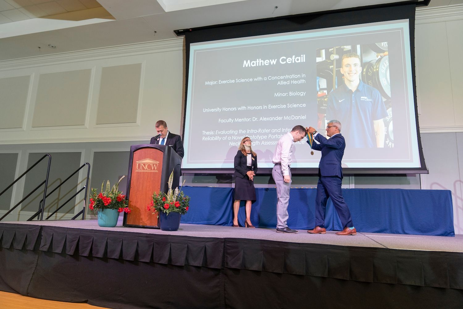 Honors college medallion ceremony