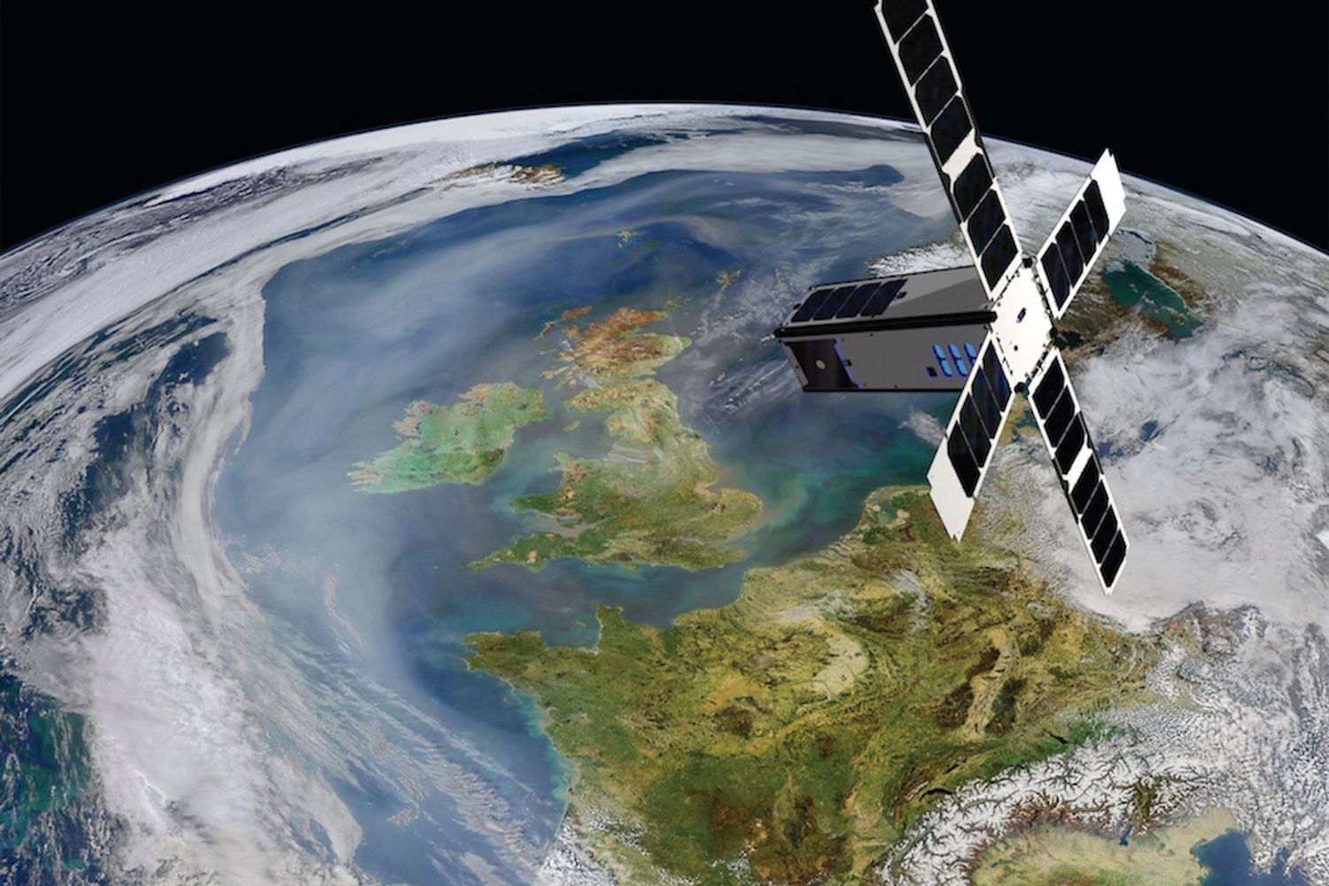 SeaHawk 1 satellite in space