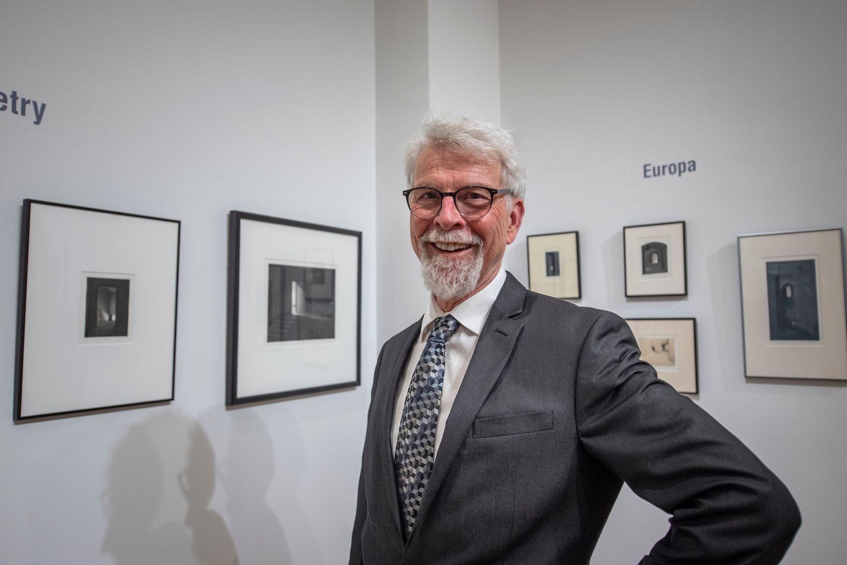 Art and Art History professor Don Furst celebrates his career during an art exhibition at the Cultural Arts Building Gallery.