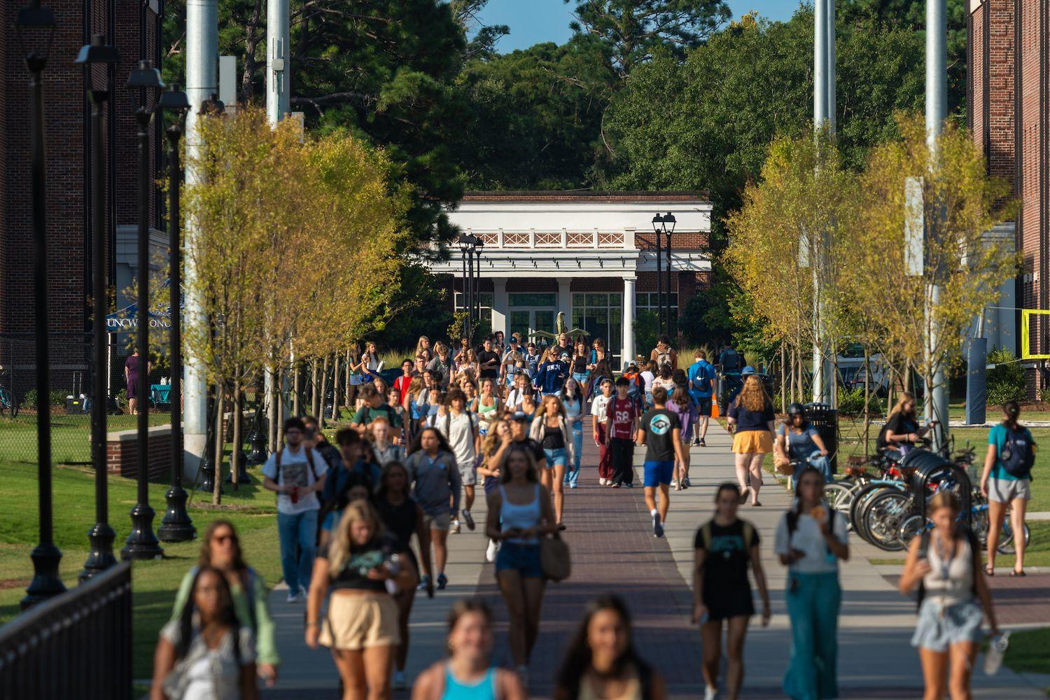 For the first time in UNCW’s history, student enrollment has surpassed 18,800, reflecting a nearly 5% increase from fall 2023.