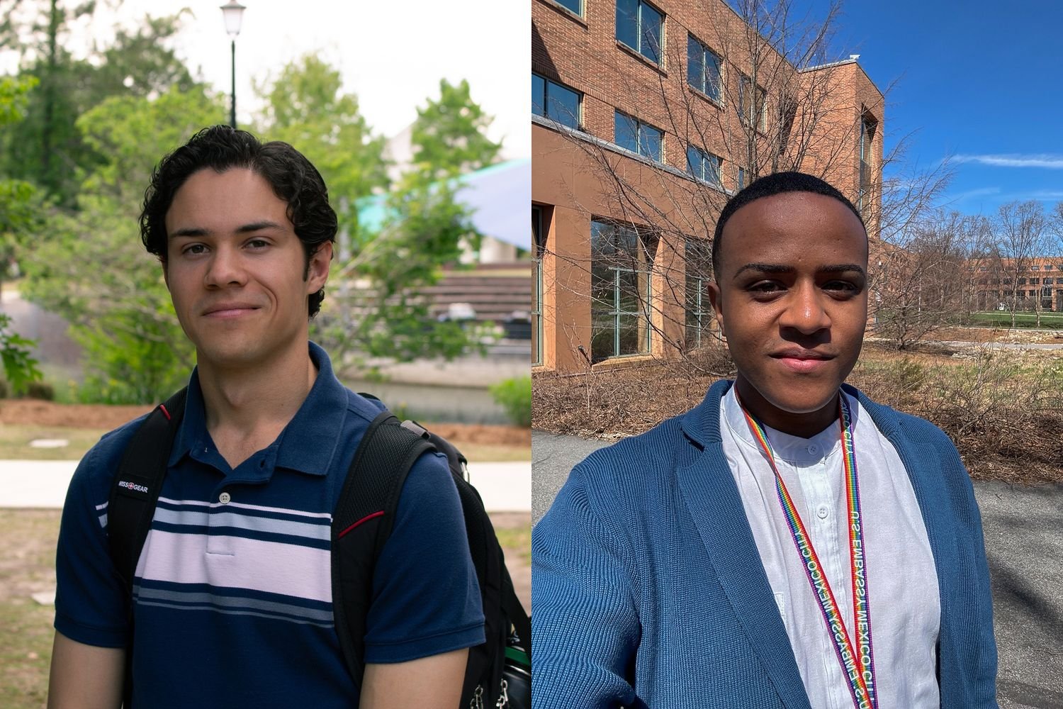 Alexander Batten '26 and Shah Soligné ’19