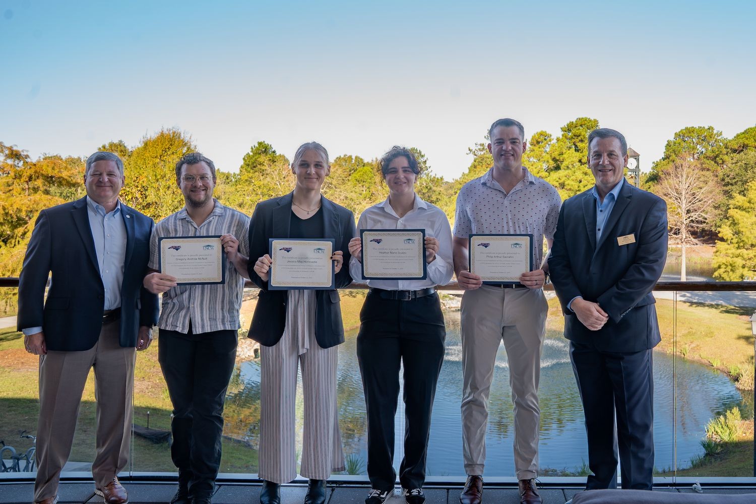 AFCEA North Carolina awarded scholarships to four veteran undergraduate students in STEM disciplines. 