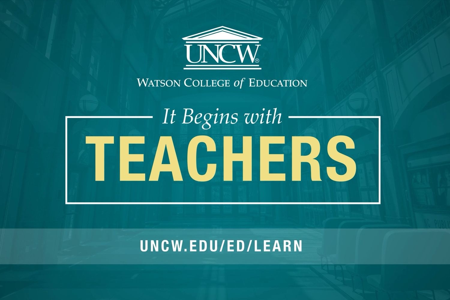 It Begins With Teachers video graphic