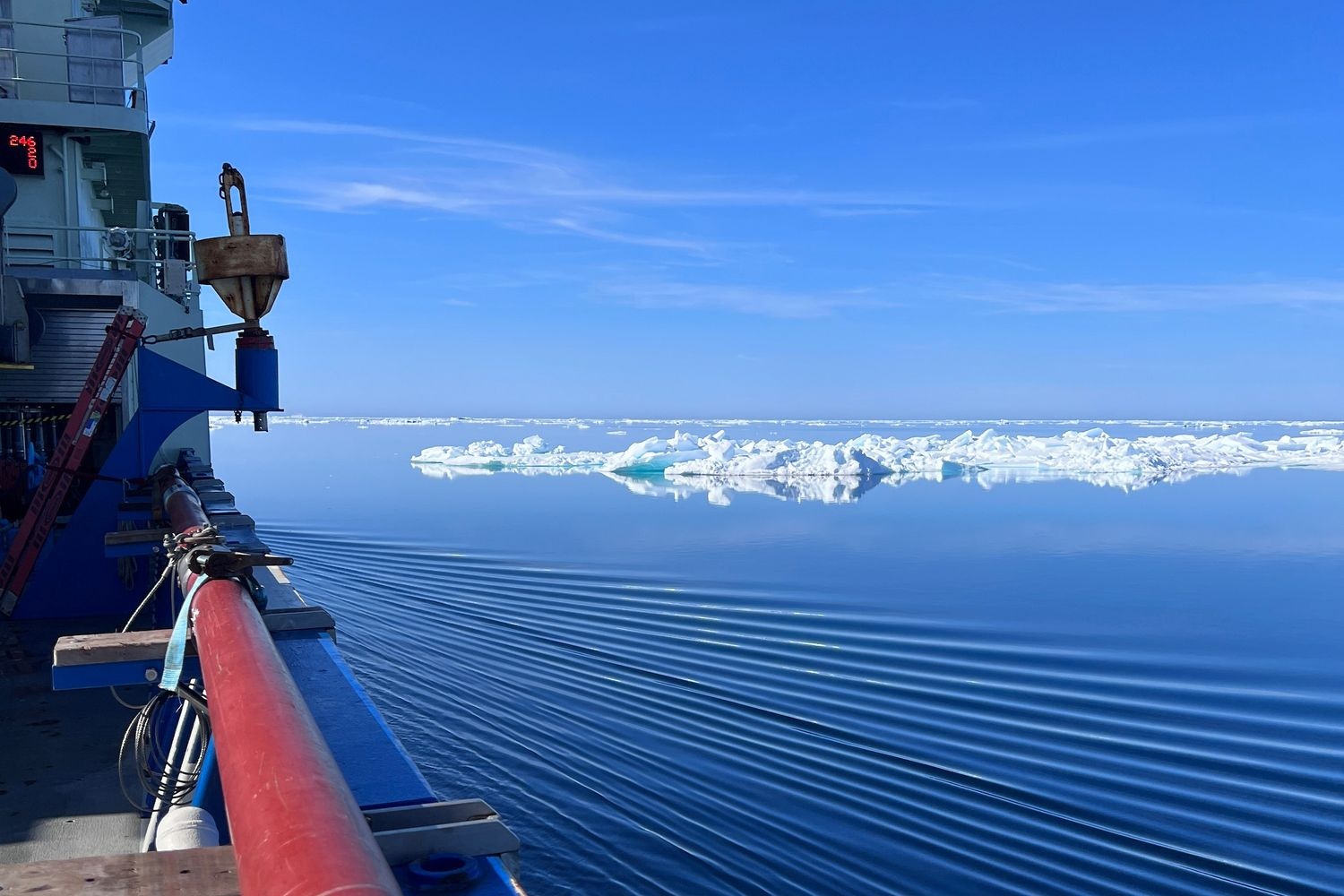 An iceberg in the Baffin Bay between Greenland and Canada.